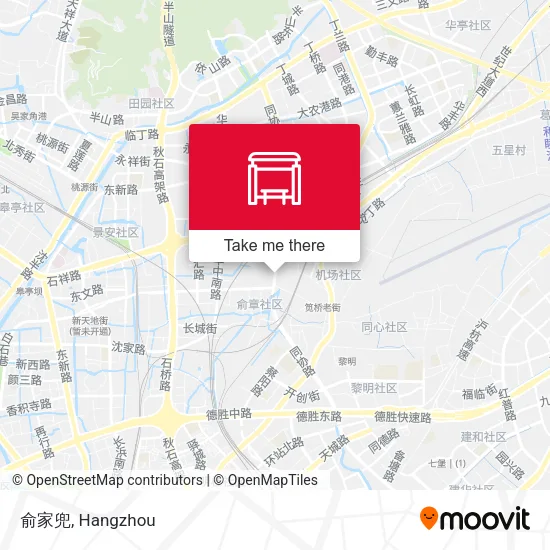 俞家兜 map