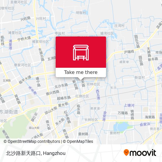 北沙路新天路口 map