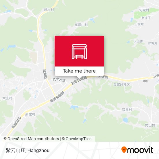 紫云山庄 map