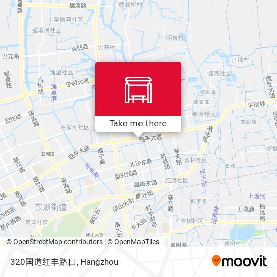 320国道红丰路口 map