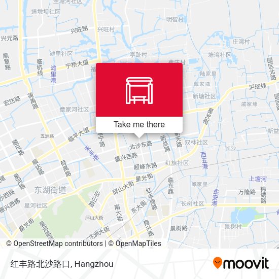 红丰路北沙路口 map