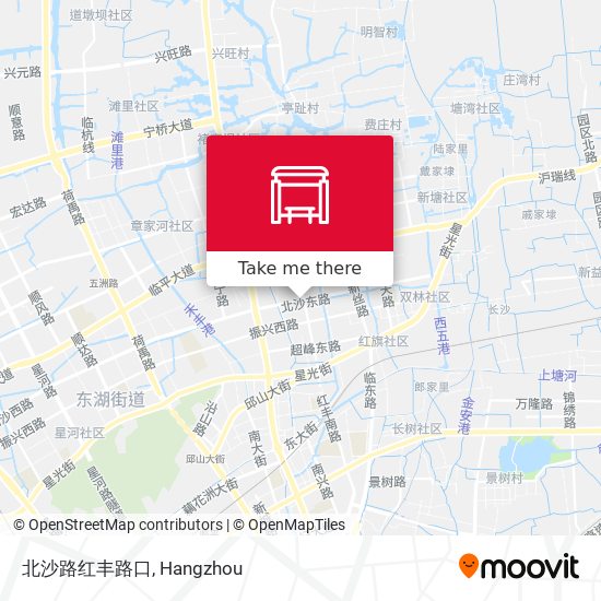 北沙路红丰路口 map