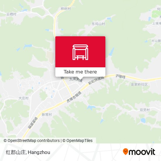 红郡山庄 map