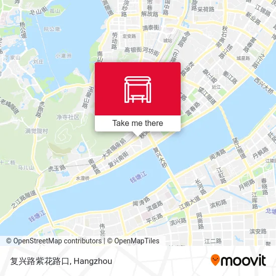复兴路紫花路口 map