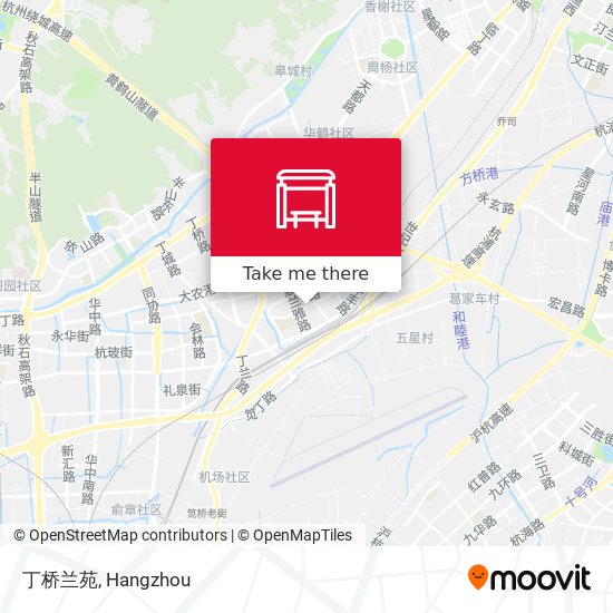 丁桥兰苑 map