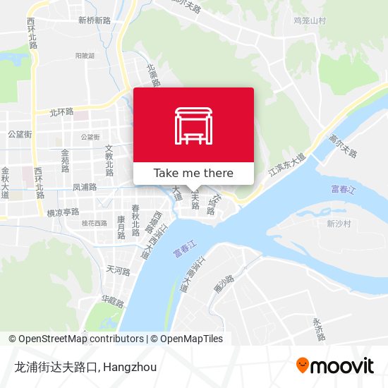 龙浦街达夫路口 map