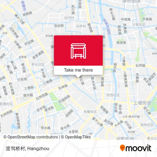 渡驾桥村 map