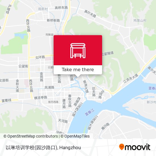 以琳培训学校(园沙路口) map