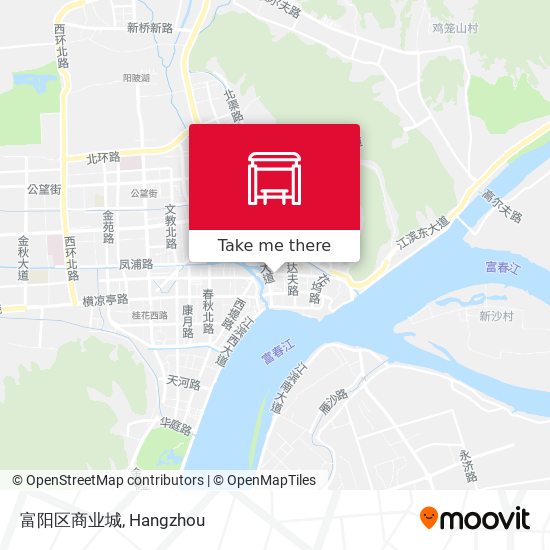 富阳区商业城 map