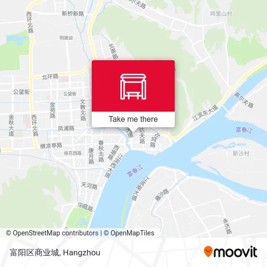 富阳区商业城 map