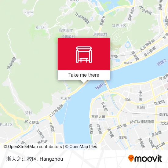 浙大之江校区 map