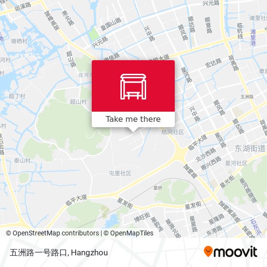 五洲路一号路口 map