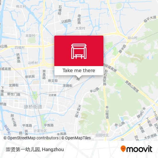 崇贤第一幼儿园 map
