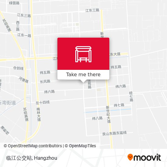 临江公交站 map