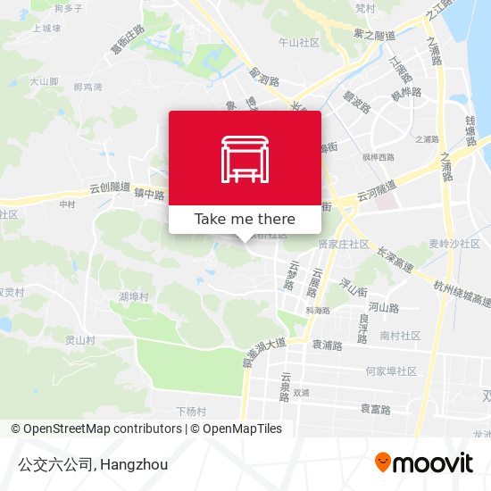 公交六公司 map