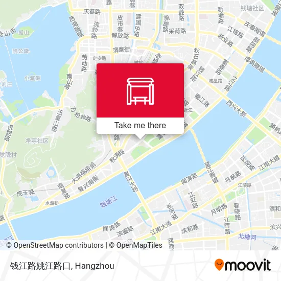 钱江路姚江路口 map