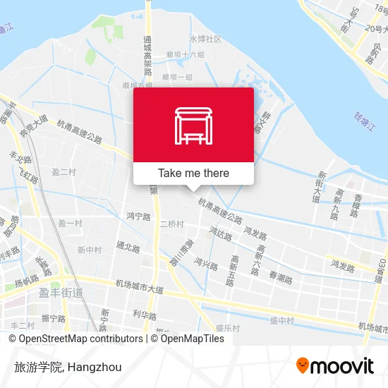 旅游学院 map