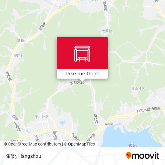 集贤 map