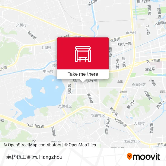余杭镇工商局 map