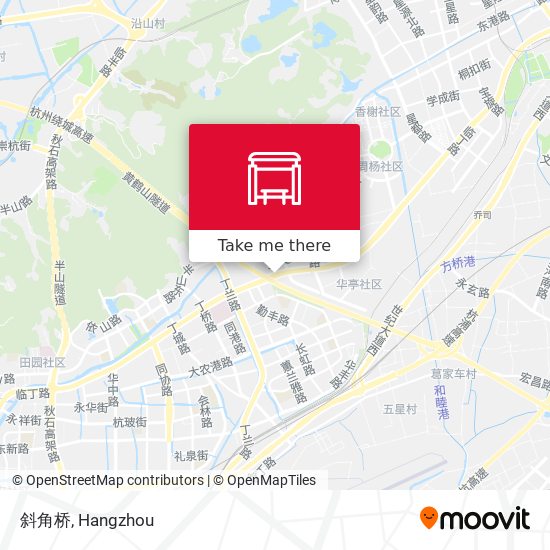 斜角桥 map