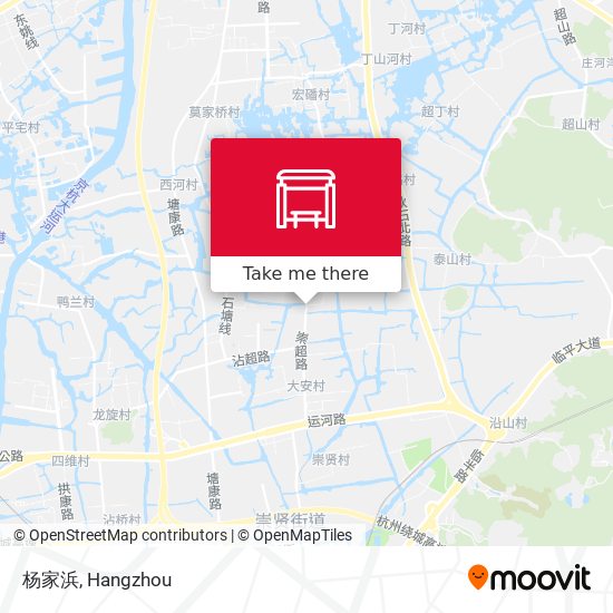 杨家浜 map