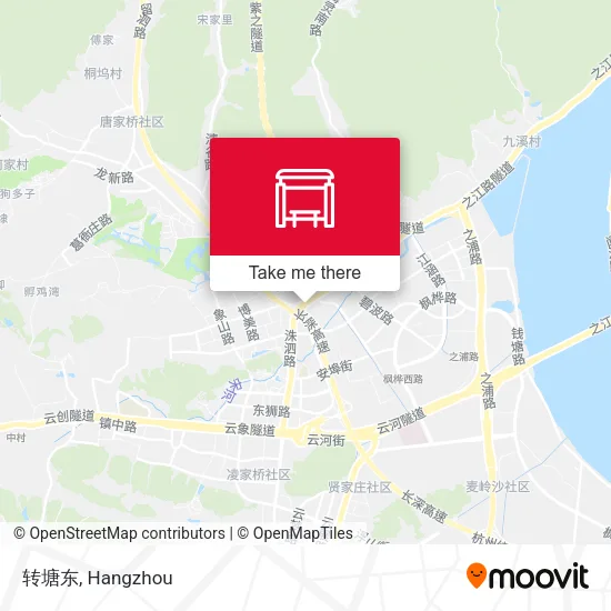 转塘东 map