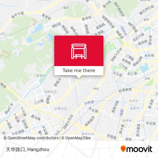 天华路口 map