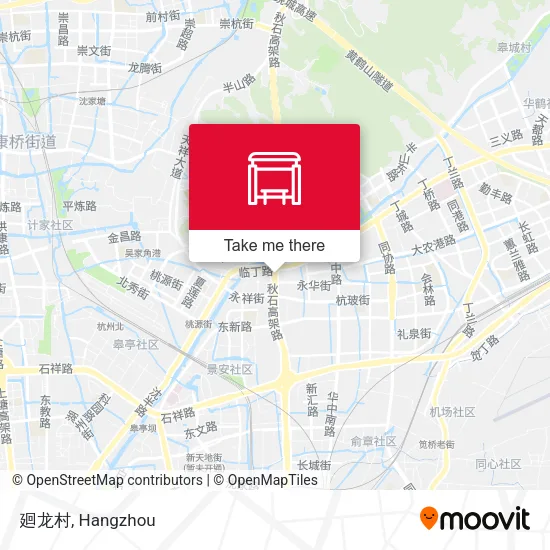 廻龙村 map