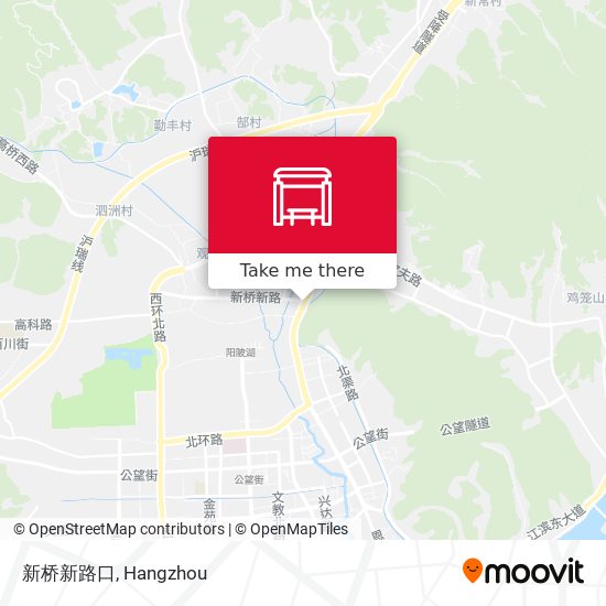 新桥新路口 map