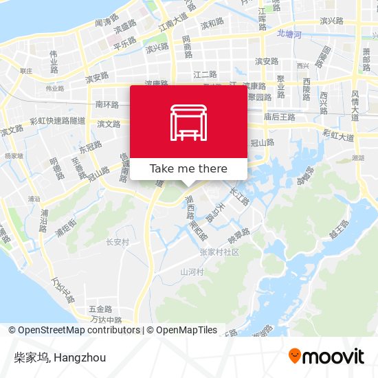 柴家坞 map