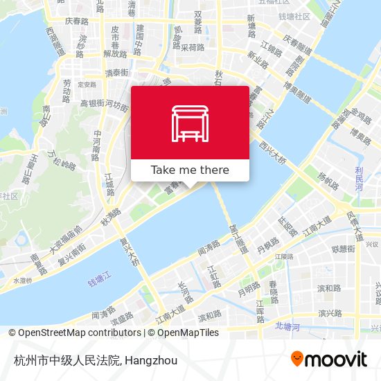 杭州市中级人民法院 map