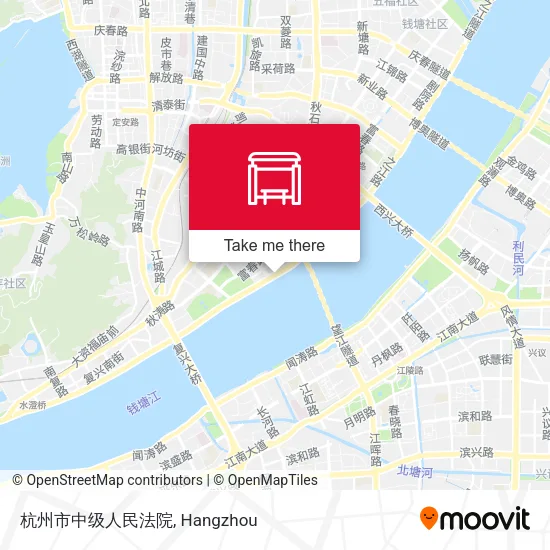 杭州市中级人民法院 map