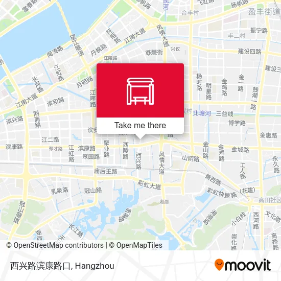 西兴路滨康路口 map