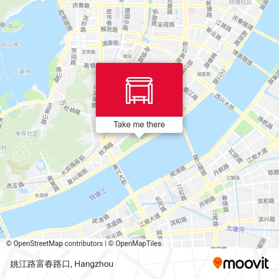 姚江路富春路口 map