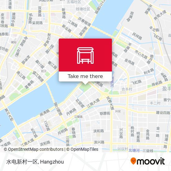 水电新村一区 map