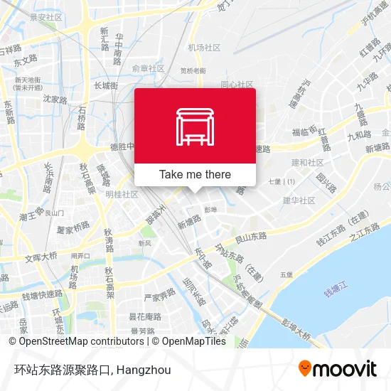环站东路源聚路口 map