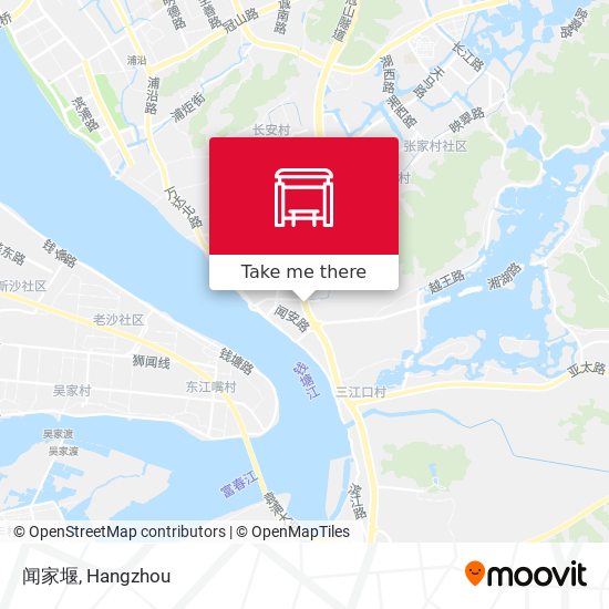 闻家堰 map