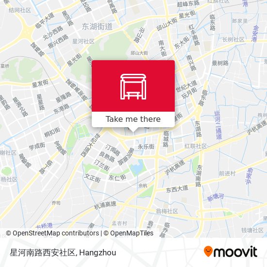 星河南路西安社区 map