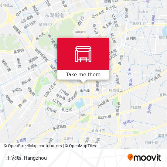 王家畈 map