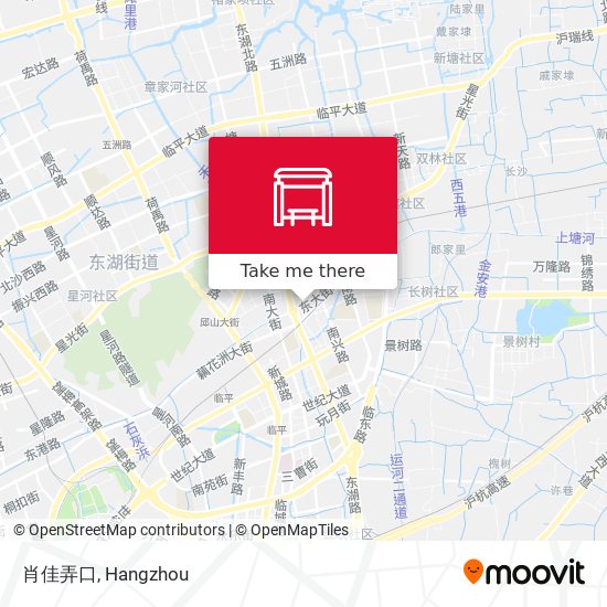 肖佳弄口 map