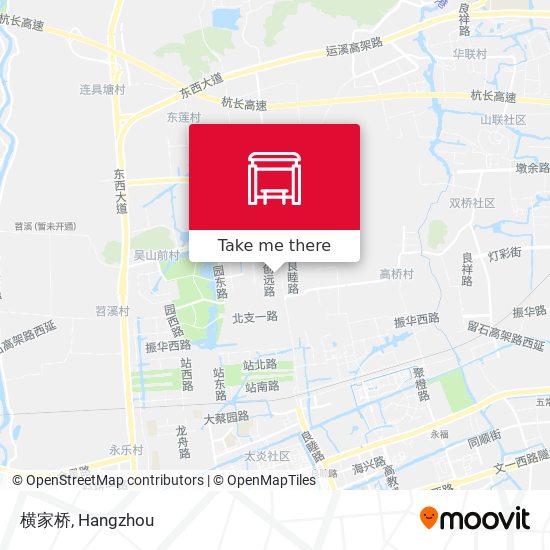 横家桥 map