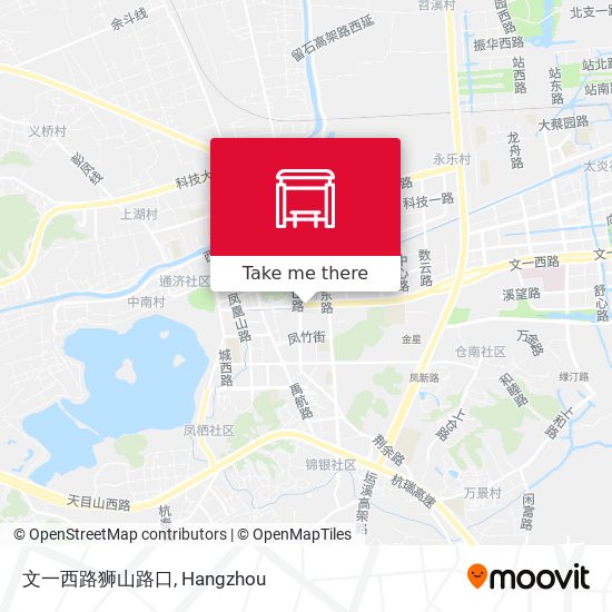 文一西路狮山路口 map