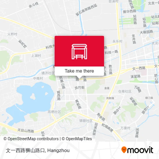 文一西路狮山路口 map
