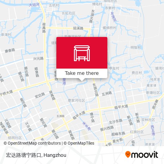 宏达路塘宁路口 map
