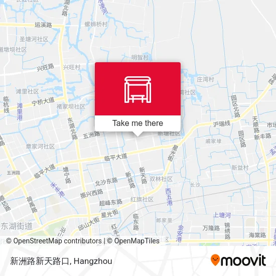新洲路新天路口 map