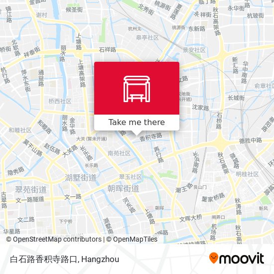 白石路香积寺路口 map