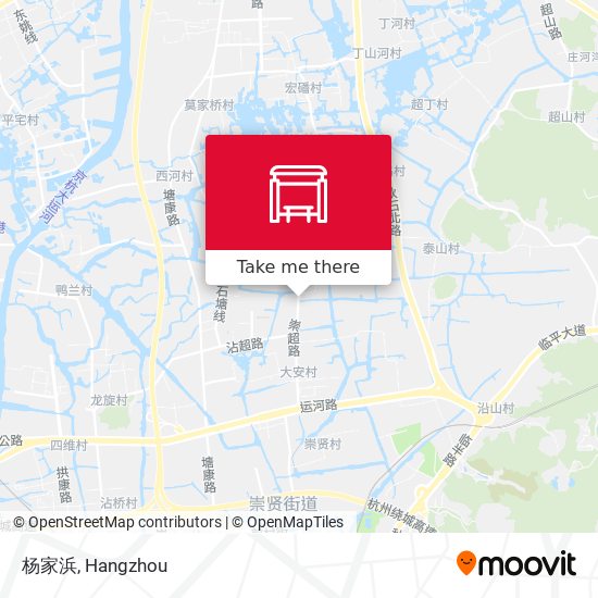 杨家浜 map