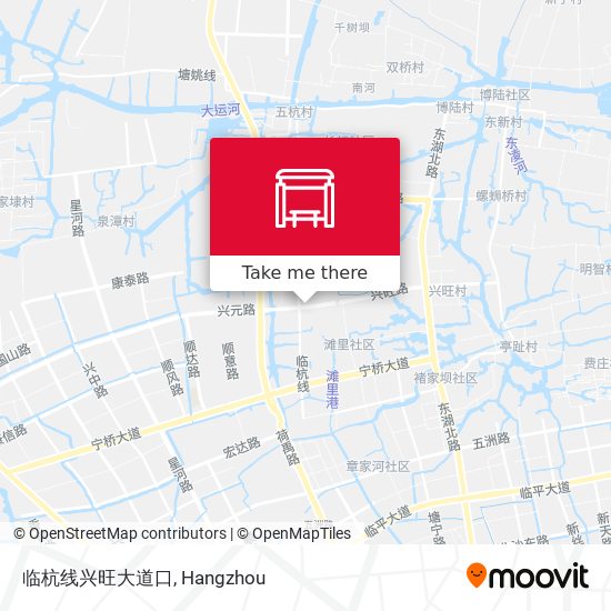 临杭线兴旺大道口 map