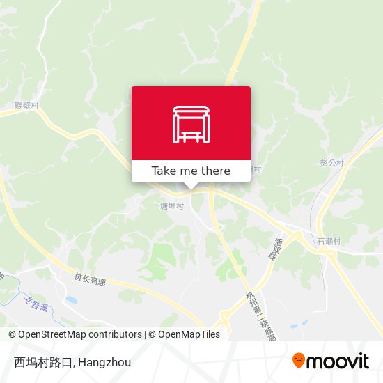 西坞村路口 map