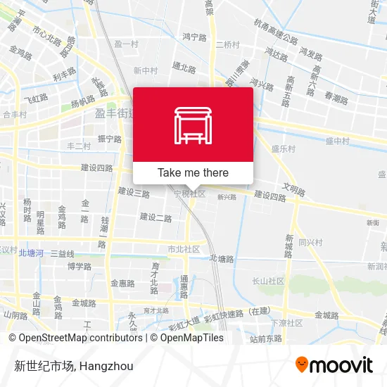 新世纪市场 map